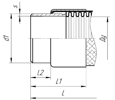 A02.Исполнение МРВД из нержавеющей стали с укороченной концевой арматурой под приварку